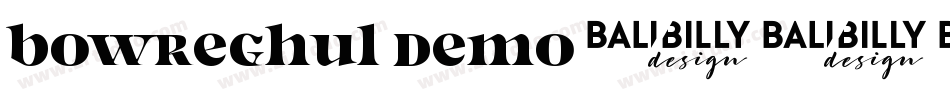 Bowreghul demo转换器字体转换